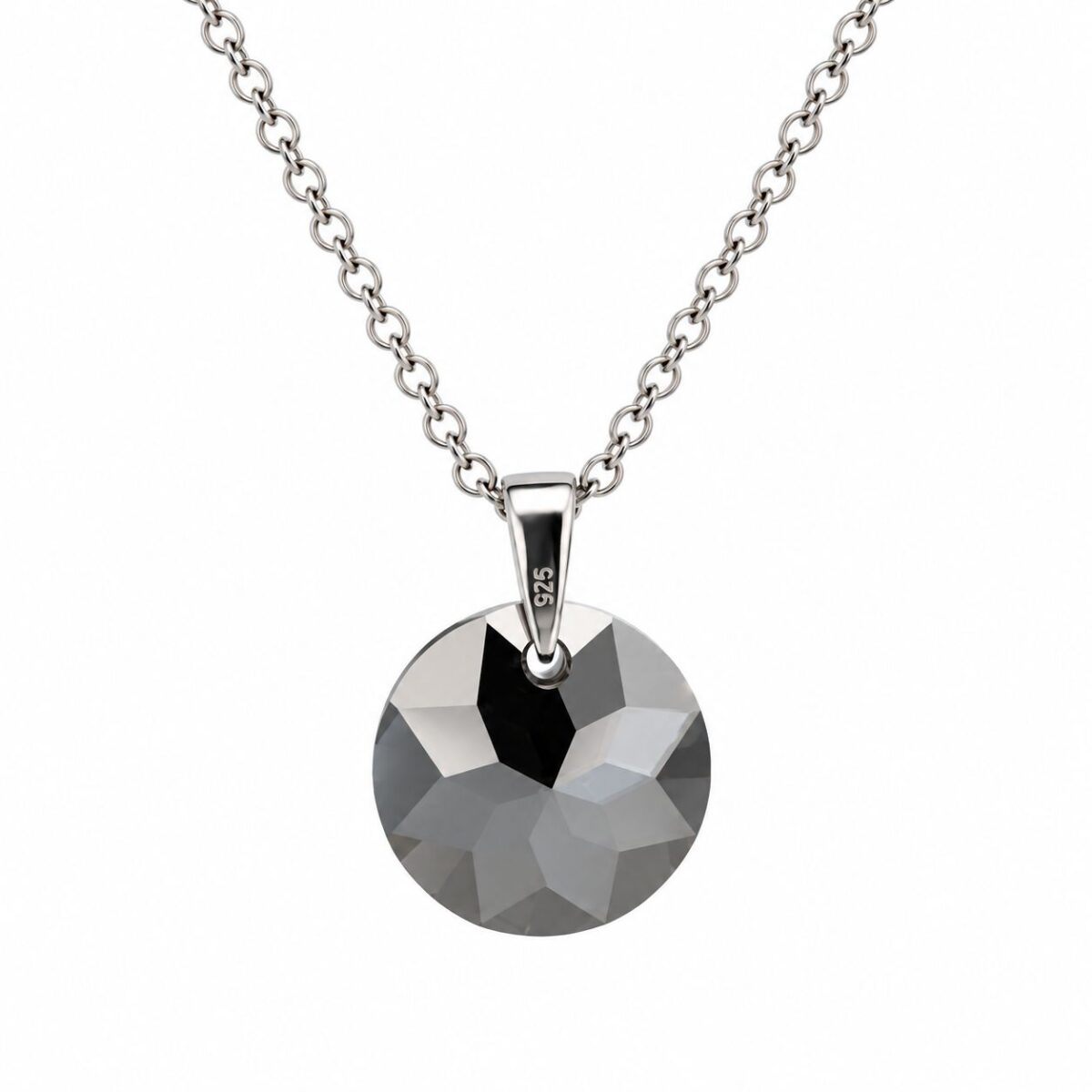 6430 - Ezüst nyaklánc swarovski kristállyal - EkszerWebshop.hu - Kék - hátul 6430 - Ezüst nyaklánc swarovski kristállyal - EkszerWebshop.hu - Kék - hátul