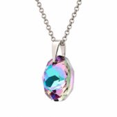 6430 - Ezüst nyaklánc swarovski kristállyal - EkszerWebshop.hu - lila oldal