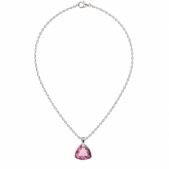 6434 - Ezüst nyaklánc - swarovski kristályos - trilliant -EkszerWebshop.hu - Rose - Teljes