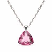 Ezüst nyaklánc - swarovski kristályos - trilliant -EkszerWebshop.hu - Rose