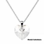 Szív medál hátoldala - EkszerWebshop.hu