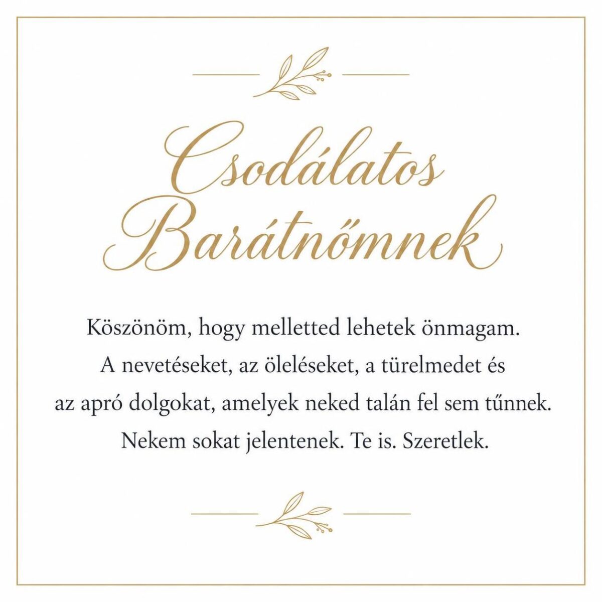 „Csodálatos Barátnőmnek” – szeretetteljes üzenetkártya barátnőmnek-EkszerWebshop.hu-Üzenetkártya „Csodálatos Barátnőmnek” – szeretetteljes üzenetkártya barátnőmnek-EkszerWebshop.hu-Üzenetkártya