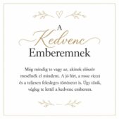„A Kedvenc Emberemnek” – játékos üzenetkártya barátnőmnek-EkszerWebshop.hu-Üzenetkártya
