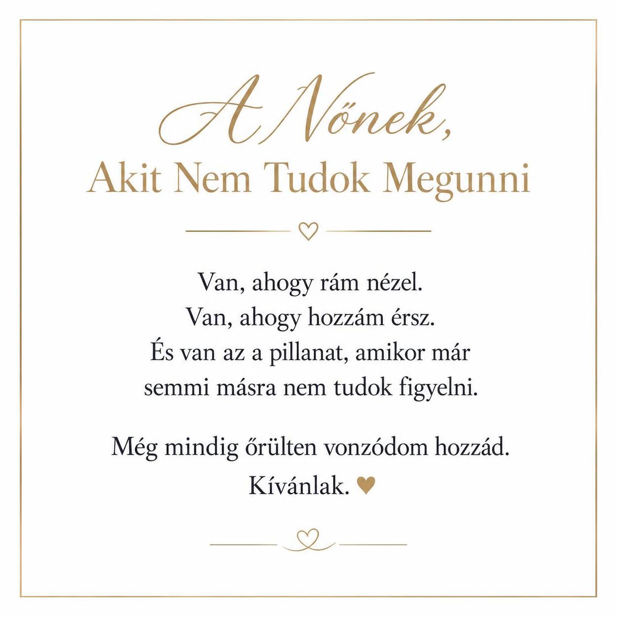 „A Nőnek, Akit Nem Tudok Megunni” – romantikus üzenetkártya barátnőmnek-EkszerWebshop.hu-Üzenetkártya