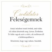„Csodálatos Feleségemnek” – szeretetteljes üzenetkártya feleségemnek-EkszerWebshop.hu-Üzenetkártya
