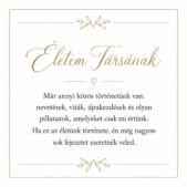 „Életem Társának” – személyes üzenetkártya feleségemnek-EkszerWebshop.hu-Üzenetkártya