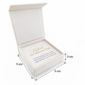 „Neked, Aki Mellettem Vagy” – személyes üzenetkártya feleségemnek- Dobozban -EkszerWebshop.hu-Üzenetkártya