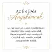 „Az Én Erős Anyukámnak” – személyes üzenetkártya anyukámnak-EkszerWebshop.hu-Üzenetkártya