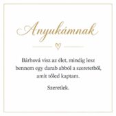 „Anyukámnak” – személyes üzenetkártya anyukámnak-EkszerWebshop.hu-Üzenetkártya