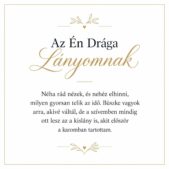 „Az Én Drága Lányomnak” – megható üzenetkártya lányomnak-EkszerWebshop.hu-Üzenetkártya