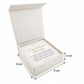 „Családunk Szívének” – személyes üzenetkártya nagymamámnak- Dobozban -EkszerWebshop.hu-Üzenetkártya