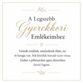 „A Legszebb Gyerekkori Emlékeimhez” – személyes üzenetkártya nagymamámnak-EkszerWebshop.hu-Üzenetkártya
