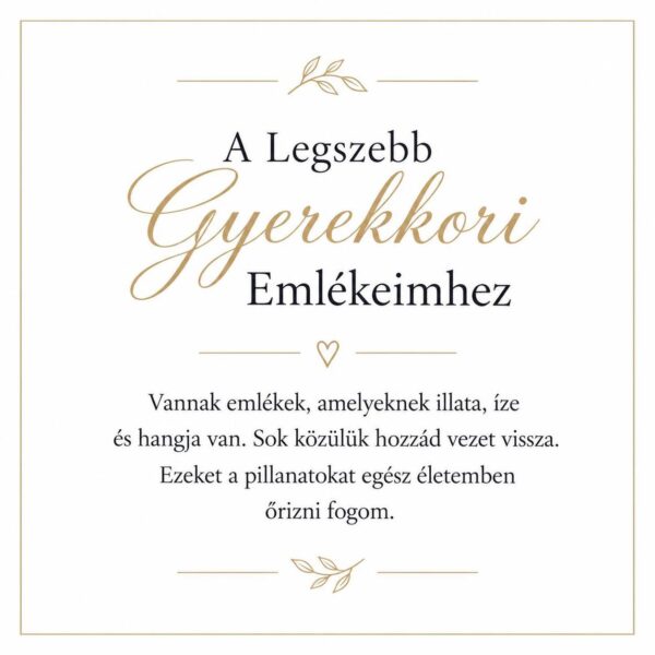 „A Legszebb Gyerekkori Emlékeimhez” – személyes üzenetkártya nagymamámnak-EkszerWebshop.hu-Üzenetkártya