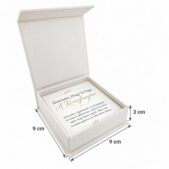 „Köszönöm, Hogy Te Vagy A Keresztanyám” – szeretetteljes üzenetkártya keresztanyámnak- Dobozban -EkszerWebshop.hu-Üzenetkártya