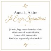 „Annak, Akire Jó Érzés Számítani” – szeretetteljes üzenetkártya keresztanyámnak-EkszerWebshop.hu-Üzenetkártya