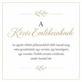 „A Közös Emlékeinknek” – személyes üzenetkártya keresztanyámnak-EkszerWebshop.hu-Üzenetkártya