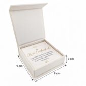 „A Közös Emlékeinknek” – személyes üzenetkártya keresztanyámnak- Dobozban -EkszerWebshop.hu-Üzenetkártya