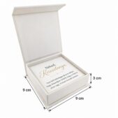 „Neked, Keresztanyu” – személyes üzenetkártya keresztanyámnak- Dobozban -EkszerWebshop.hu-Üzenetkártya