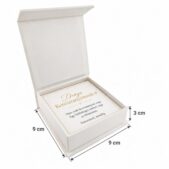 „Drága Keresztanyámnak” – személyes üzenetkártya keresztanyámnak- Dobozban -EkszerWebshop.hu-Üzenetkártya