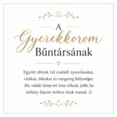 „A Gyerekkorom Bűntársának” – személyes üzenetkártya testvéremnek-EkszerWebshop.hu-Üzenetkártya
