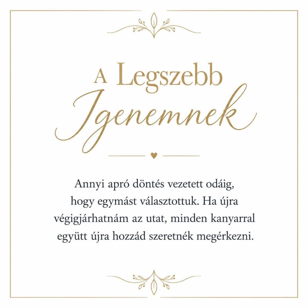 „A Legszebb Igenemnek” – személyes üzenetkártya menyasszonyomnak-EkszerWebshop.hu-Üzenetkártya