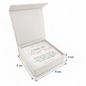 „A Nőnek, Akit Feleségül Veszek” – személyes üzenetkártya menyasszonyomnak- Dobozban -EkszerWebshop.hu-Üzenetkártya