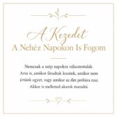 „A Kezedet A Nehéz Napokon Is Fogom” – személyes üzenetkártya menyasszonyomnak-EkszerWebshop.hu-Üzenetkártya