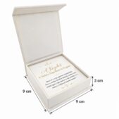 „A Kezedet A Nehéz Napokon Is Fogom” – személyes üzenetkártya menyasszonyomnak- Dobozban -EkszerWebshop.hu-Üzenetkártya