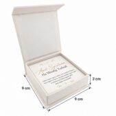 „Amit Szeretném, Ha Mindig Tudnál” – megható üzenetkártya menyasszonyomnak- Dobozban -EkszerWebshop.hu-Üzenetkártya