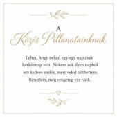 „A Közös Pillanatainknak” – személyes üzenetkártya unokámnak-EkszerWebshop.hu-Üzenetkártya