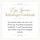 „Egy Igazán Különleges Unokának” – személyes üzenetkártya unokámnak-EkszerWebshop.hu-Üzenetkártya