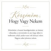 „Köszönöm, Hogy Vagy Nekem” – szeretetteljes üzenetkártya legjobb barátnőmnek-EkszerWebshop.hu-Üzenetkártya