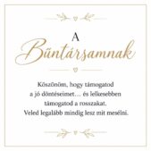 „A Bűntársamnak” – játékos üzenetkártya legjobb barátnőmnek-EkszerWebshop.hu-Üzenetkártya